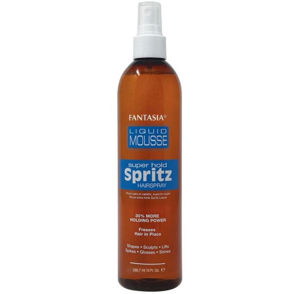 Fantasia Liquid Mousse Spritz Hair Spray Super Hold 10oz